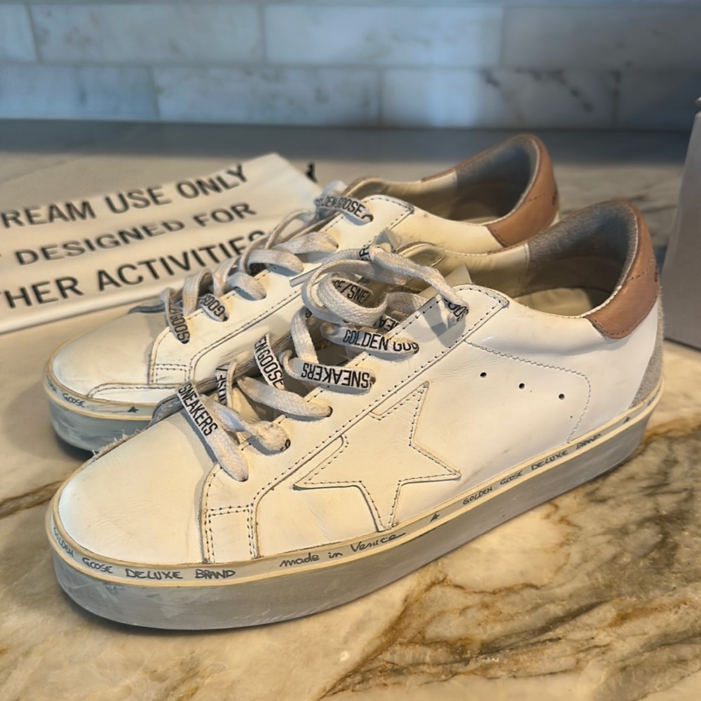 Golden Goose Hi Star Classic 39 EUC, white/Turtledove/Ice